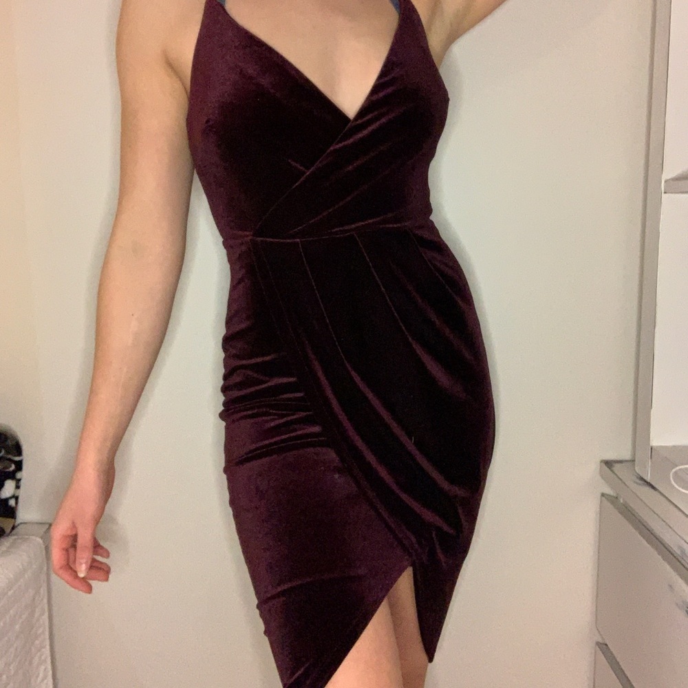 Dynamite velvet dress